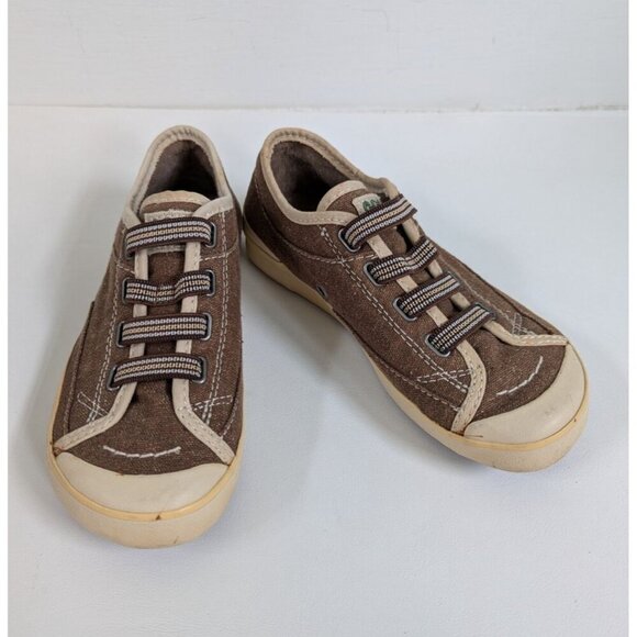 Simple Kids Slip On Eco Friendly 'Eco Sneaks' Sneakers Size 1 Brown Unisex - Picture 1 of 7